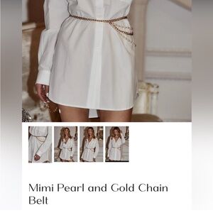 12th Tribe Chain Pearl Belt